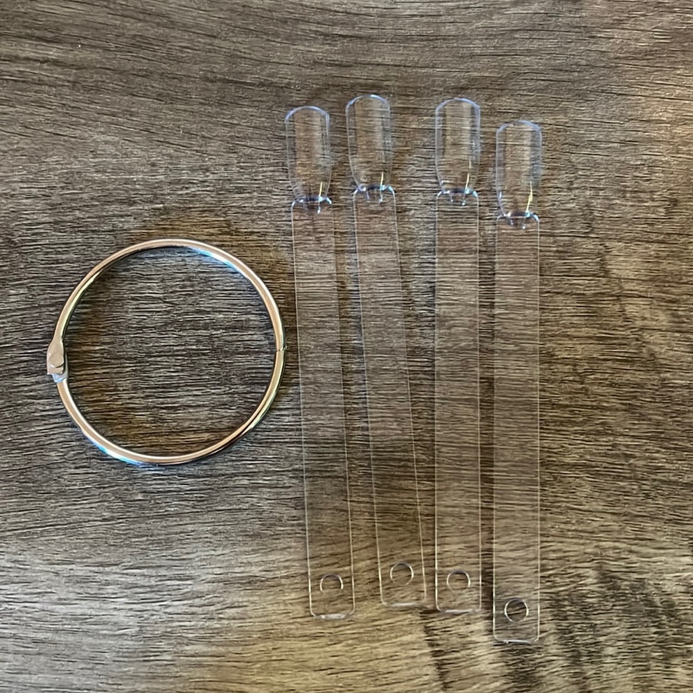 Clear Nail Swatches and Ring
